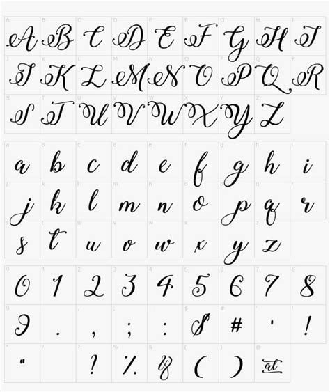 Types Of Calligraphy Fonts