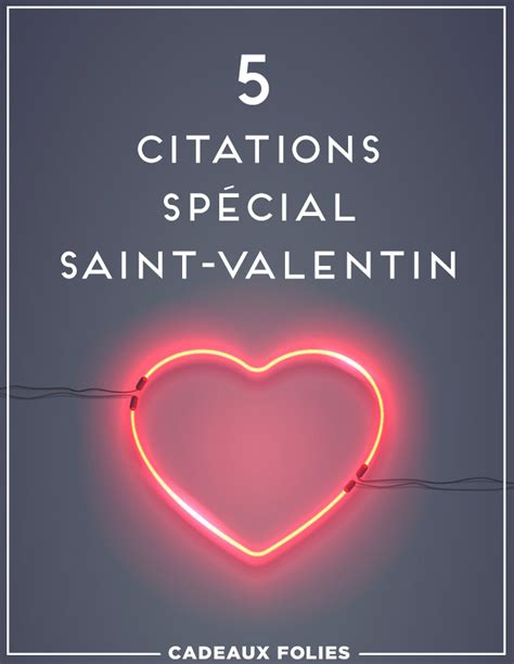 5 citations d'amour rigolottes et originales pour la St Valentin