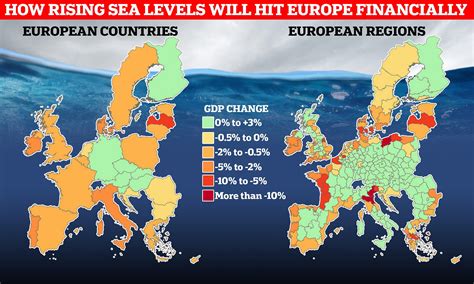 Rising sea levels could cost Europe up to £748 BILLION by 2100