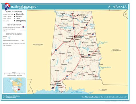 United States Geography for Kids: Alabama