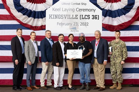 Keel Laying Ceremony - USS Kingsville