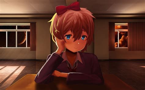 1280x800 Resolution Doki Doki Literature Club Sayori 1280x800 Resolution Wallpaper - Wallpapers Den