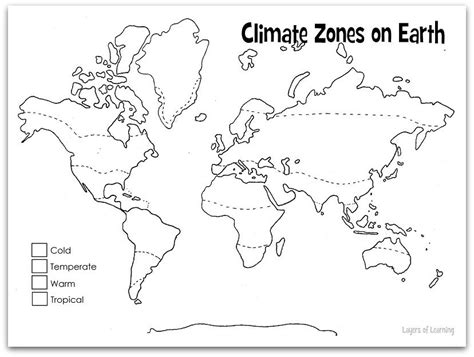 World Climate Zones Map Worksheet Pdf