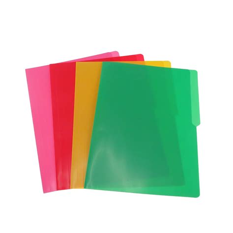 Plastic Folder Thick PP Colored Long and Short Sold by Dozen (11 Colors to Choose) | Shopee ...