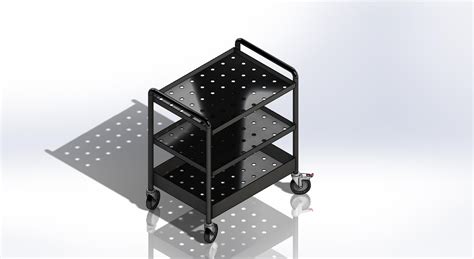 Kitchen Trolleys| Solidworks Tutorials | GrabCAD Tutorials