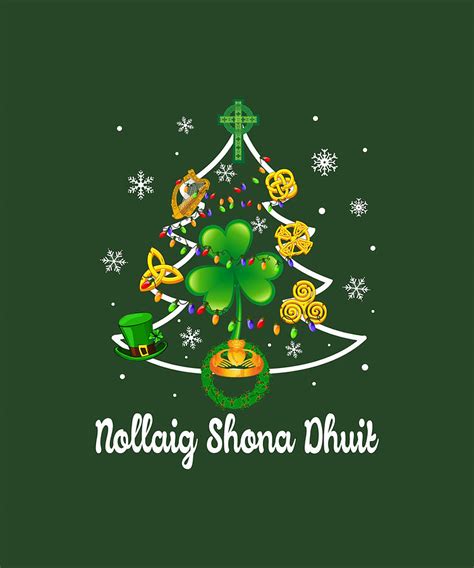 Nollaig Shona Dhuit Happy Christmas in Irish Digital Art by Felix