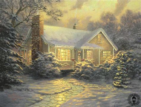 Thomas Kinkade Winter - Winter Fan Art (23436554) - Fanpop