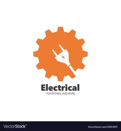 Electrical service and installation logo icon Vector Image