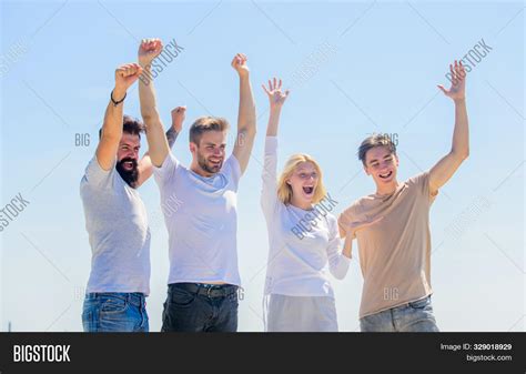 Imagen y foto Group Four People. (prueba gratis) | Bigstock