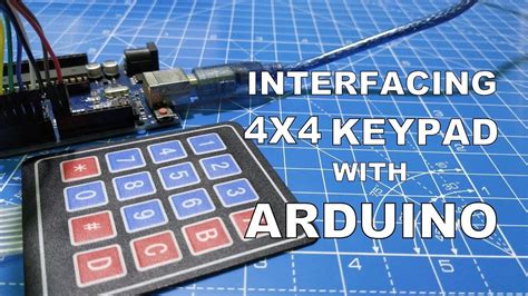 Arduino 4x4 Matrix Keypad Tutorial | Keypad library for Arduino - YouTube