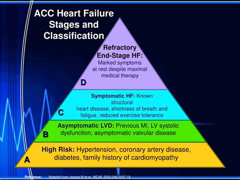 Chronic heart failure stages