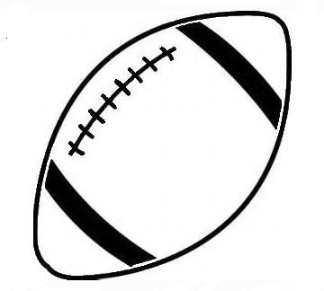 sports-football.bmp 360×324 pixels | Clipart black and white, Football, Sport football