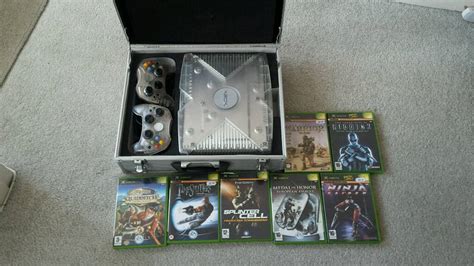 Original Xbox crystal with metal carry case, | in Maidstone, Kent | Gumtree