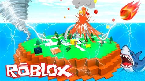 Surviving 10 Natural Disasters in Roblox - YouTube