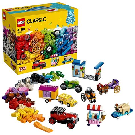 LEGO Classic Klocki Na kółkach 10715 - 7657983156 - oficjalne archiwum Allegro