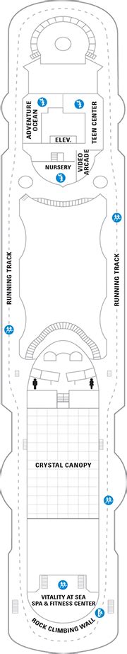 Rhapsody of the Seas Deck plan & cabin plan