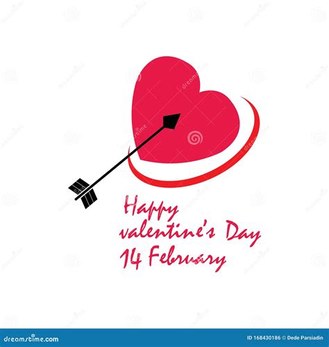 Valentines Day Logo Design Vector Illustration Template Stock Vector - Illustration of template ...