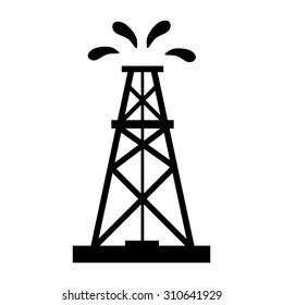 Oil Rig Icon Stock Vector (Royalty Free) 310641929 | Shutterstock