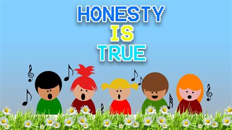 KIDS SONG " Honesty is true " - Lyric 2016 - YouTube