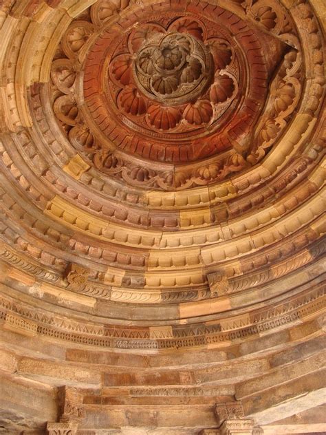 Dome-a view inside: Qutub Minar, Delhi (9) | Dome, Granite slab, Jain ...