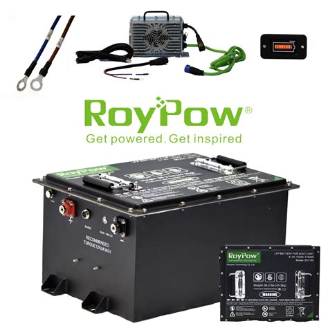 RoyPow Lithium Golf Cart Batteries - 48V, 72V Complete kits