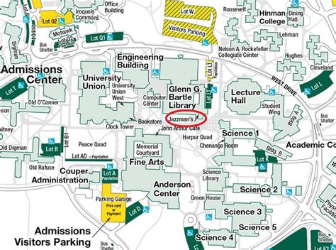 Suny Binghamton Campus Map