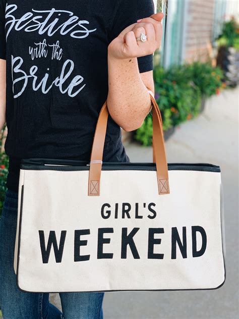 Girl's Weekend Tote (9 Options) | Weekender tote, Tote, Girls weekend