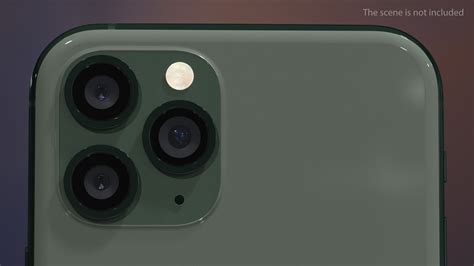 Apple iPhone 11 Pro Midnight Green 3D Model $39 - .3ds .blend .c4d .fbx ...