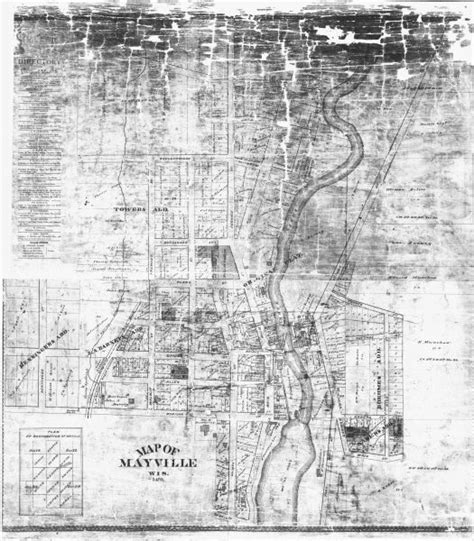 Map of Mayville, Wis. | Map or Atlas | Wisconsin Historical Society