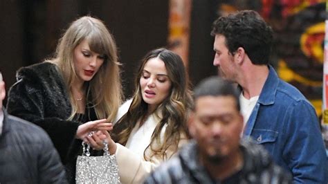 Taylor Swift Shows Off Ring to Miles Teller and Keleigh Sperry After Birthday Party