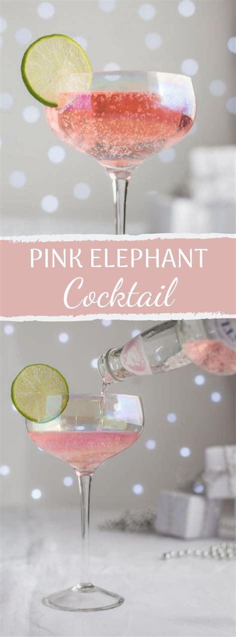 Pink Elephant Cocktail #drinks #holiday | Holiday drinks alcohol ...