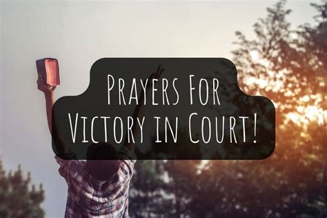 30 Strong Prayers For Victory in Court