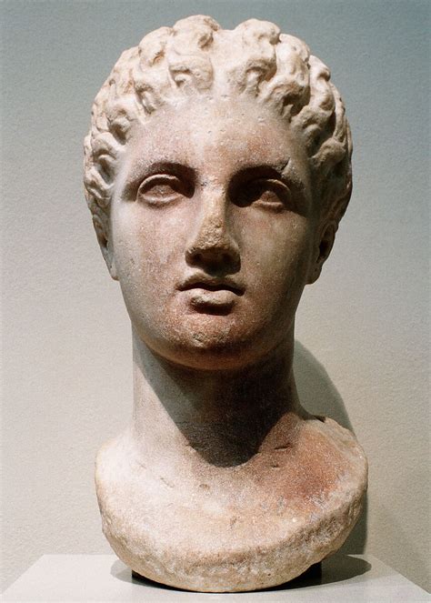 Marble head of a goddess | Greek | Late Classical | The Met