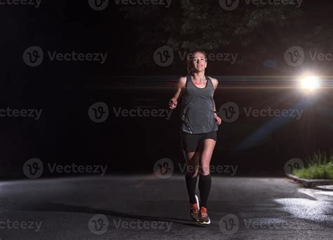 female runner training for marathon 10957222 Stock Photo at Vecteezy