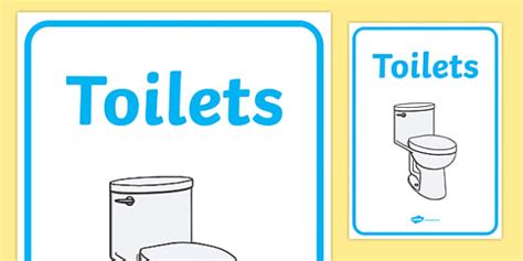 👉 Toilets Area Sign (teacher made) - Twinkl