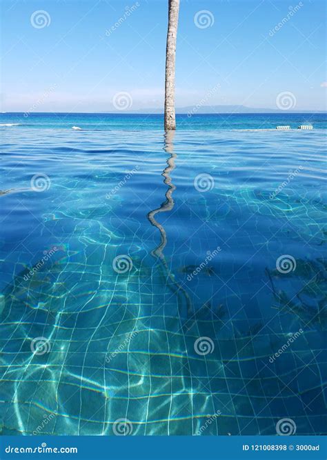 Infinity Pool in Bali, Indonesia Stock Photo - Image of candidasa ...