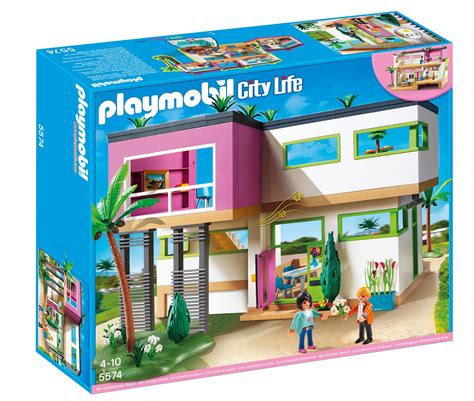 Amazon.com: PLAYMOBIL Modern Luxury Mansion Play Set: Toys & Games