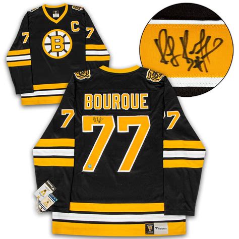 Ray Bourque Boston Bruins Autographed Signed Black Fanatics Vintage ...