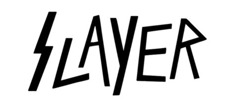 Slayer Black Logo transparent PNG - StickPNG