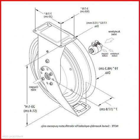 Lincoln Hose Reel 83753 Parts List