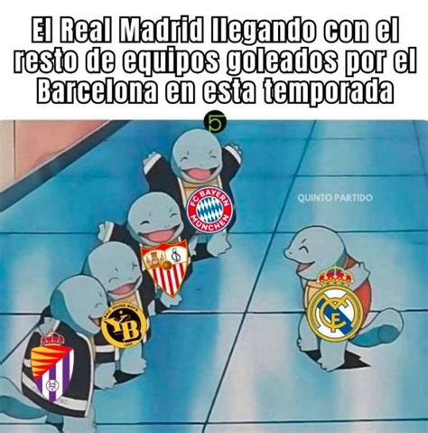 Los memes del Clásico: la goleada del Barcelona al Real Madrid generó una variedad de reacciones