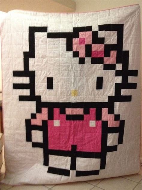 Hello Kitty Quilt Pattern 1000 images about hello kitty on pinterest perler bead patterns ...