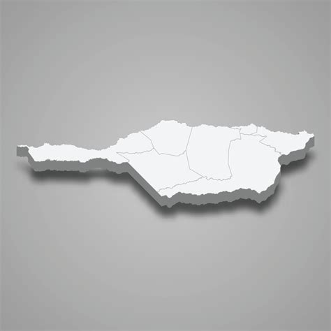 mapa isométrico 3d de apure es un estado de venezuela, 8038231 Vector en Vecteezy