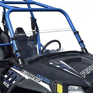 Amazon.com: Clearly Tough Polaris RZR Windshield - 570/800 & 900 (2014 & Older) Half -Scratch ...