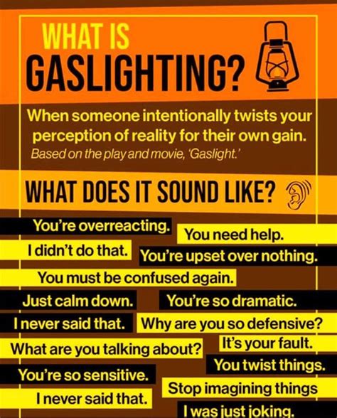 Gaslighting, an interesting concept. Did you know these examples or perhaps experience them ...