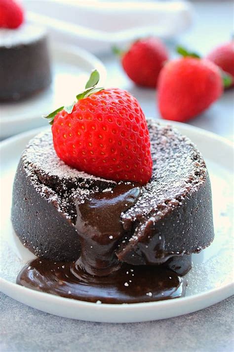 Instant Pot Chocolate Lava Cake For Two - Crunchy Creamy Sweet