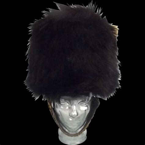 British Military Guards 20th Century Bearskin Hat - Sally Antiques