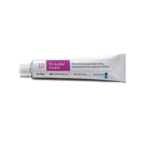 Tri-Luma®, (Hydroquinone / Tretinoin / Fluocinolone / Acetonide), .01-4 ...