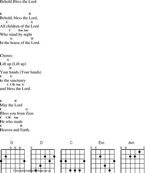 Bless The Lord Chords - Sheet and Chords Collection