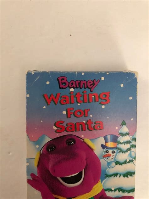 1ea Barney Waiting for Santa VHS-TESTED-RARE VINTAGE COLLECTIBLE-SHIPS ...